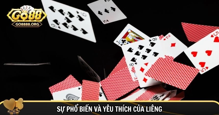 Liêng là trò chơi bài được ưa chuộng